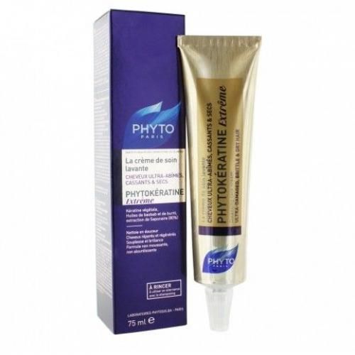  Phyto keratine Extreme Creme Soin Lavante Cheveux ultra abimes & cassants 75ml