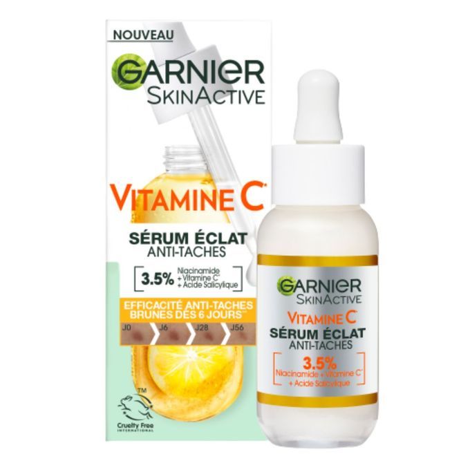  Garnier Skin Active Sérum éclat anti-taches brunes Vitam-ine C 30ml - Authentique -