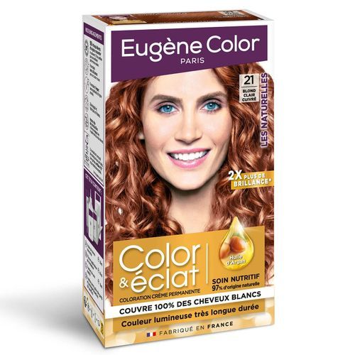  Eugene Color & Eclat - Les Flamboyantes Coloration Permanente Très Longue Durée - Blond Clair 21