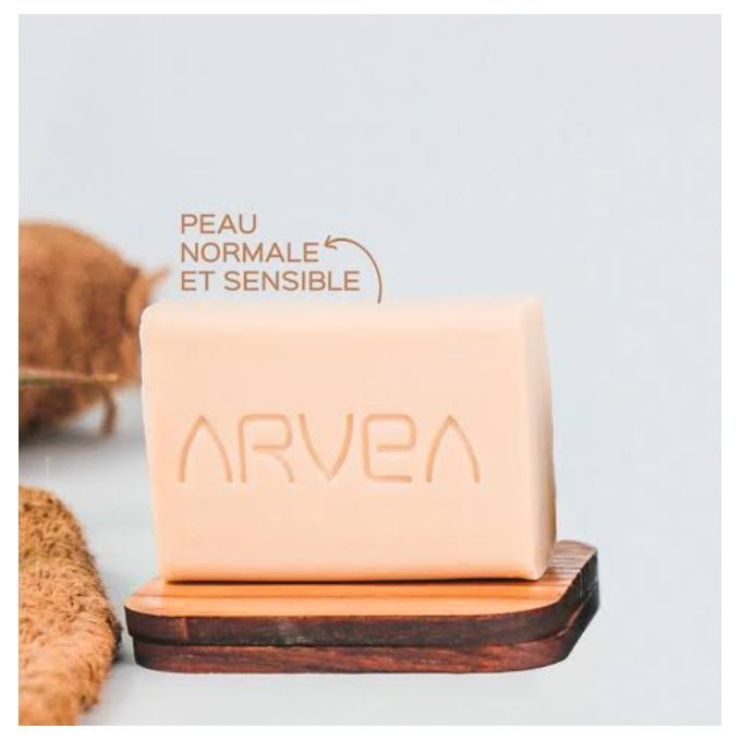  Arvea Savon Karité, Soins Pour Le Corps, Peau Normale et Sensible, 100 g