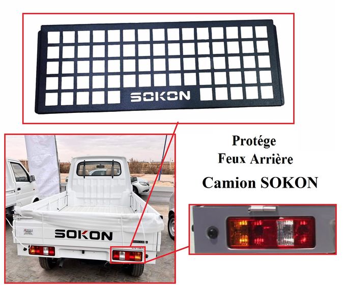  Grille de Protection feux arrière de camion SOKON