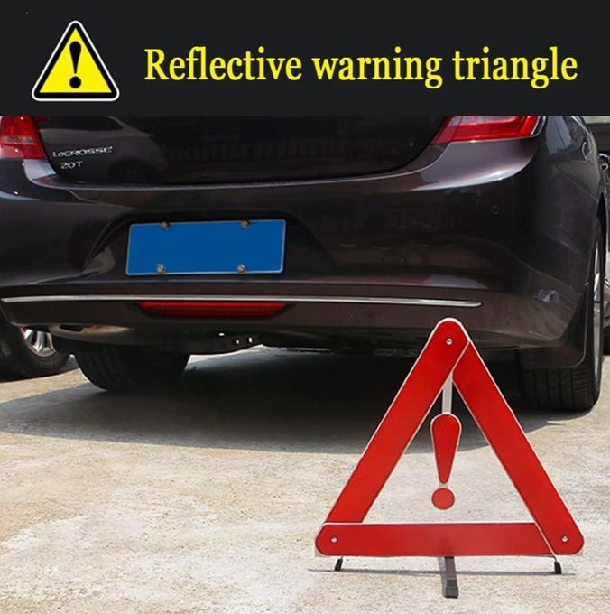  Triangle d'urgence de voiture  pliable