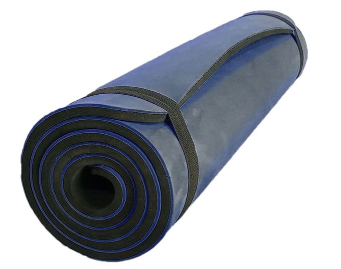  KM SPORT Tapis De Yoga Épais 10 Mm 165 X 60 Cm - Bleu