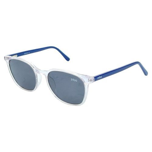  Evoo Lunettes De Soleil Polarisées Pour Homme _ Transparent Branche Bleu