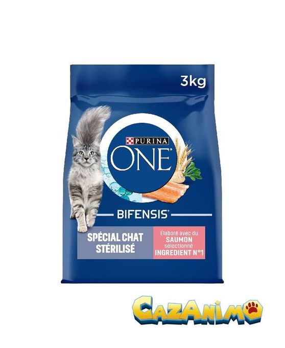  Purina One Bifensis Croquettes Chat Adulte au Saumon 3kg