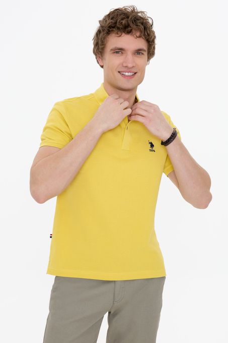  US POLO T-Shirt Homme - 1350555Vr043 - Jaune