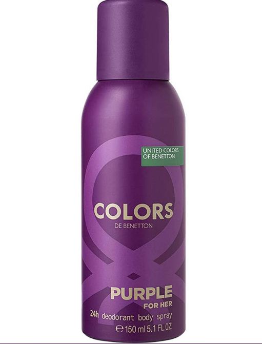  Benetton Déodorant En Spray Colors de Benetton  Purple For Her 150ML