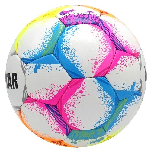 Soldes Decathlon Ballon de football First Kick taille 4 jaune bleu