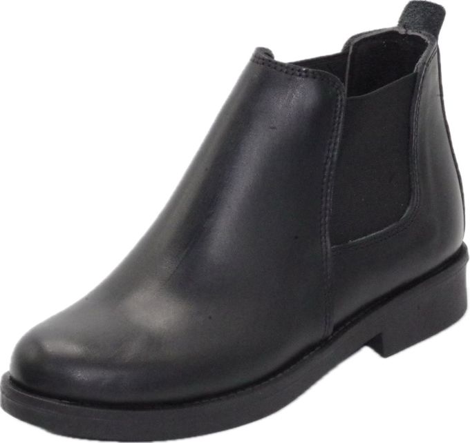  Chaussures Chelsea Pour Femme En Cuir N81NR- Noir