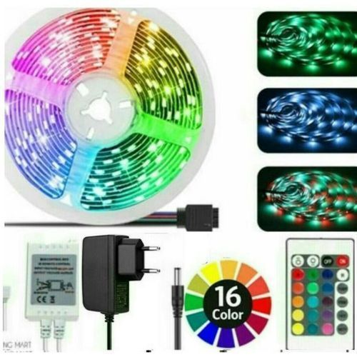  Ruban Led + Télécommande - Jeux De Lumière Multi Couleur