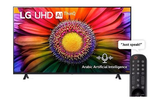  LG Téléviseur 50" 4K UHD - HDR10 - 50UR80006LJ - Noir - Garantie 2 Ans