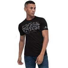  Cross Hatch Tshirt Pour Homme - Noir Ch114883