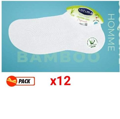  Intima Pack De 12 Soquettes Parfumées Italien - Blanc - 38/44