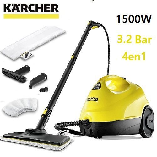  Karcher Nettoyeur Vapeur - Sc2 - EasyFix, Pression Vapeur : 3,2 bar- 1 500 W Jaune