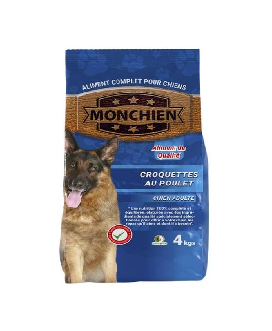  MON CHIEN croquettes pour chiens adultes 4Kg