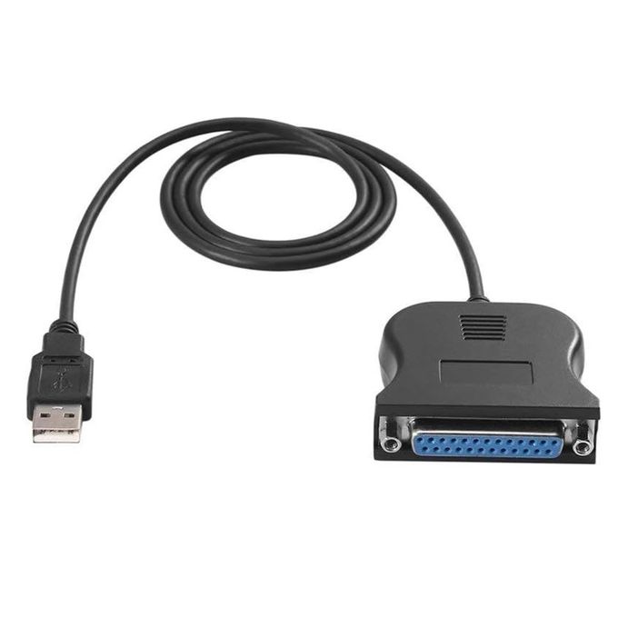  Câble Adaptateur USB vers 1 Port Parallèle DB25 0.9m