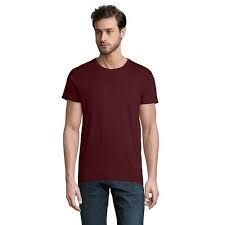  Tshirt Pour Homme - Confortable à porter - Pour l'été - Bordeaux