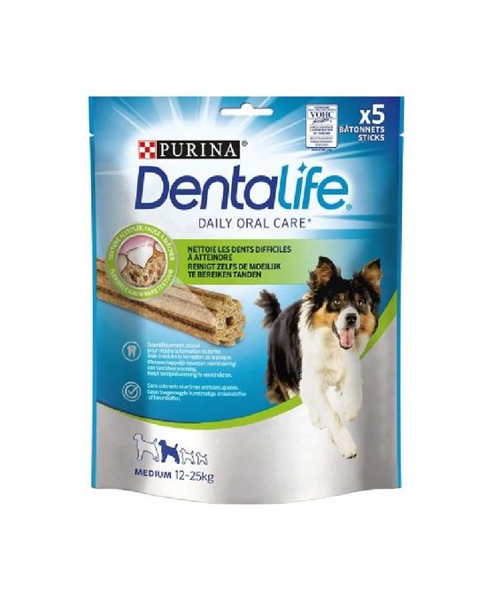  DENTAL LIFE Daily Oral Care Medium 12-25kg x5 sticks