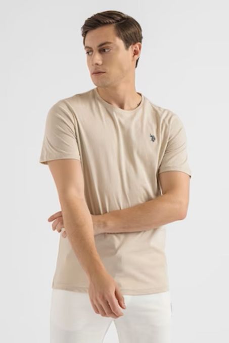  US POLO T-Shirt Homme - 1571426VR049 - BEIGE