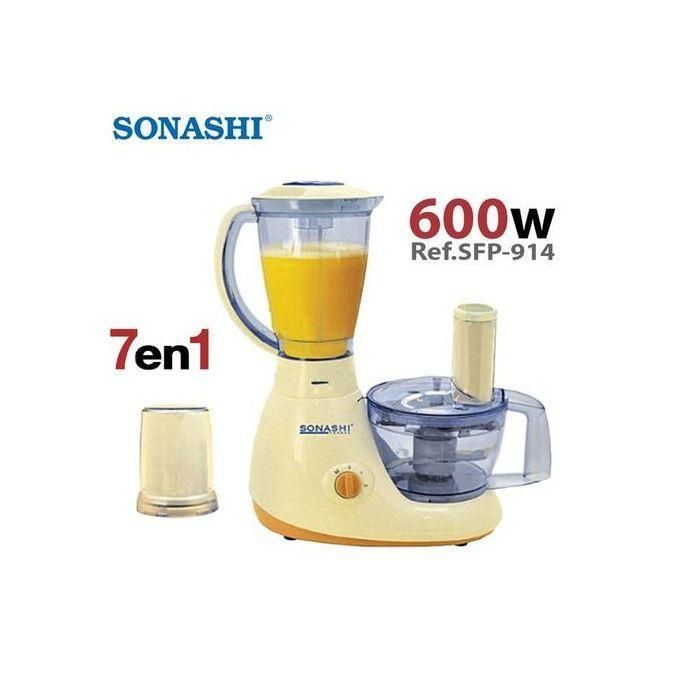  Sonashi Blender Robot Hachoir viande et légumes 7en1 multifonction 600W