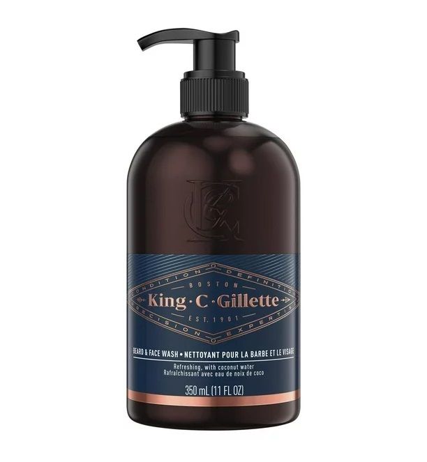  Gillette Soin Nettoyant Pour Barbe et Visage –King C -  350 ML