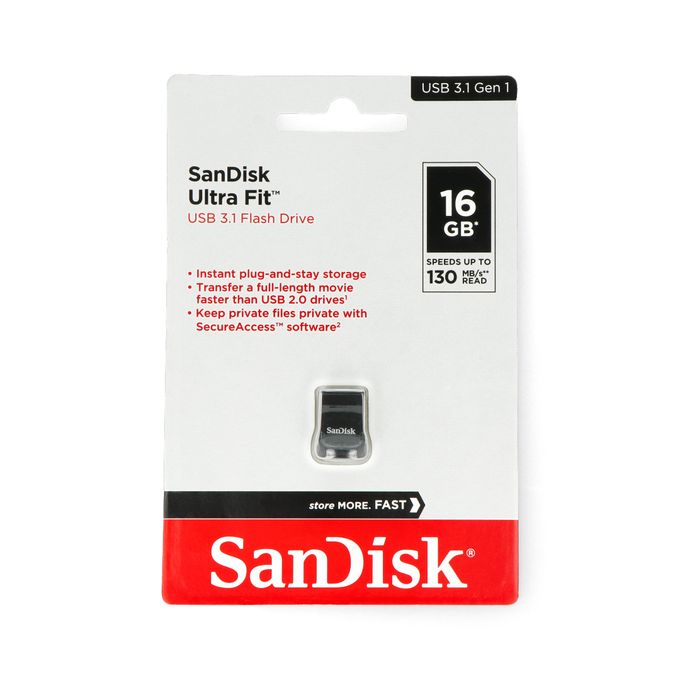  Sandisk USB 3.1 Flash Drive 16GB Speeds Up To 130 MB/s** Read, Store More. Fast