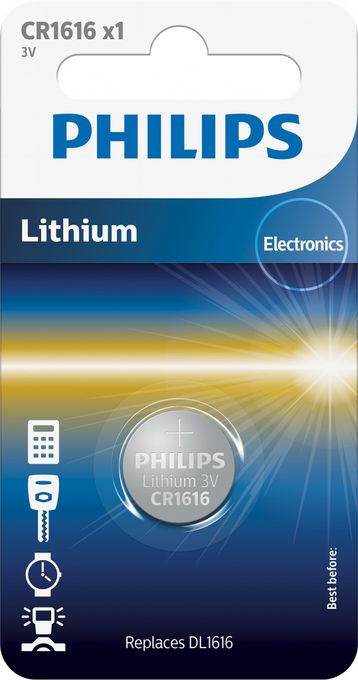  Philips Pile Lithium 3 V  Cr1616