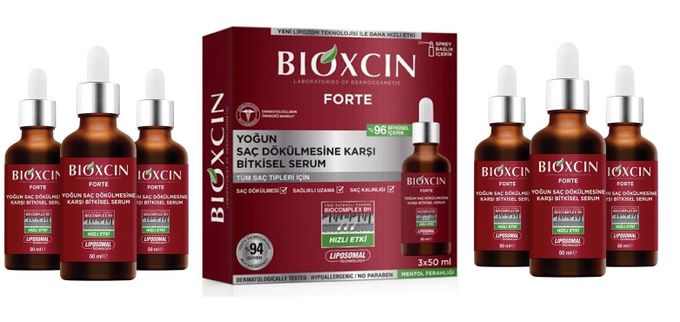  Bioxcin herbal serum pack de 3