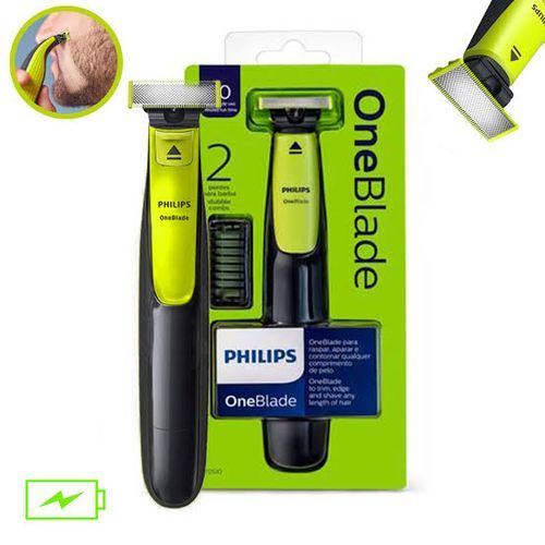  Philips Rasoir Electrique Visage ONE BLADE FACE 30mn batterie QP2510