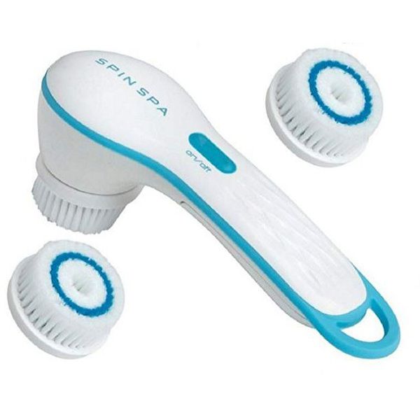  Spin Spa Brosse Nettoyante pour le Visage + 2 Attachements Nettoyants