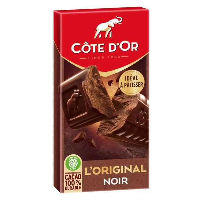  Côte d'or d'Or Tablette de Chocolat l'Originnal Noir 200g