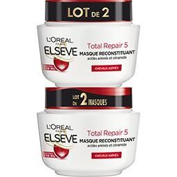  L'Oreal Elsève Masque Cheveux Très Abimés Total Repair 5 2x340ml