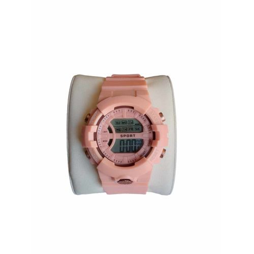  Montre enfant - Bracelet en silicone - Rose