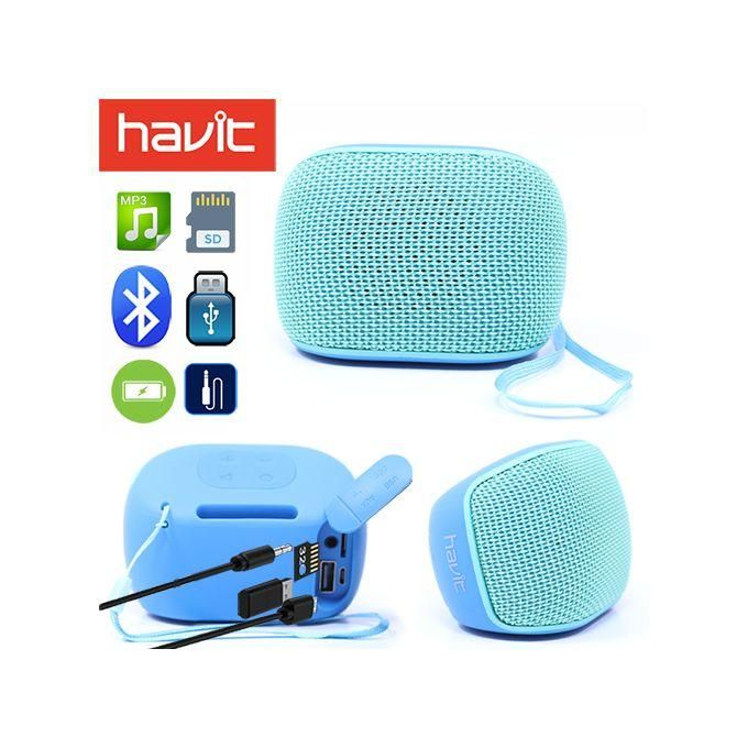  Havit Haut Parleur Speaker Sk 800Bt Sans-Fil Bluetooth Aux Micro Sd - Bleu