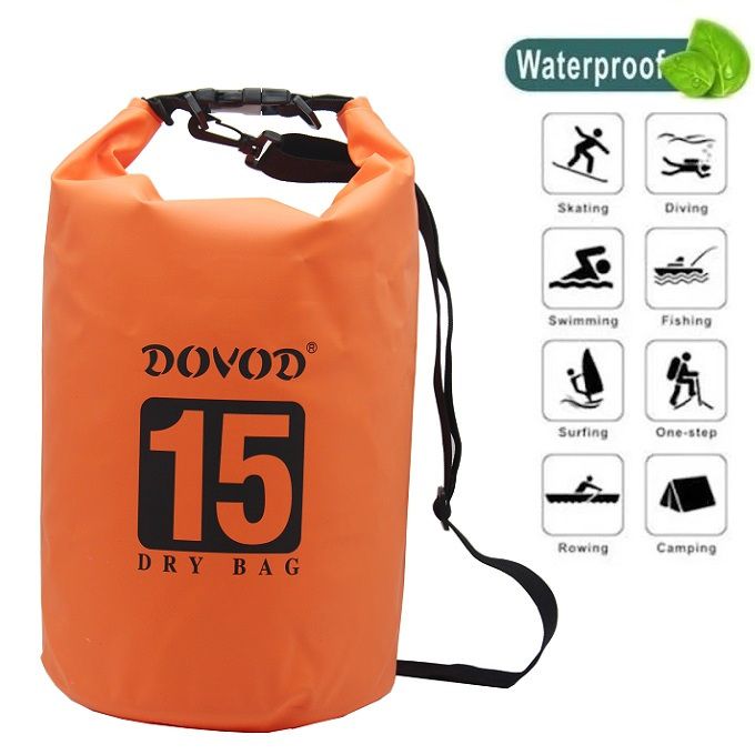  Dovod Sac à dos étanche 15L, (DRY BAG)