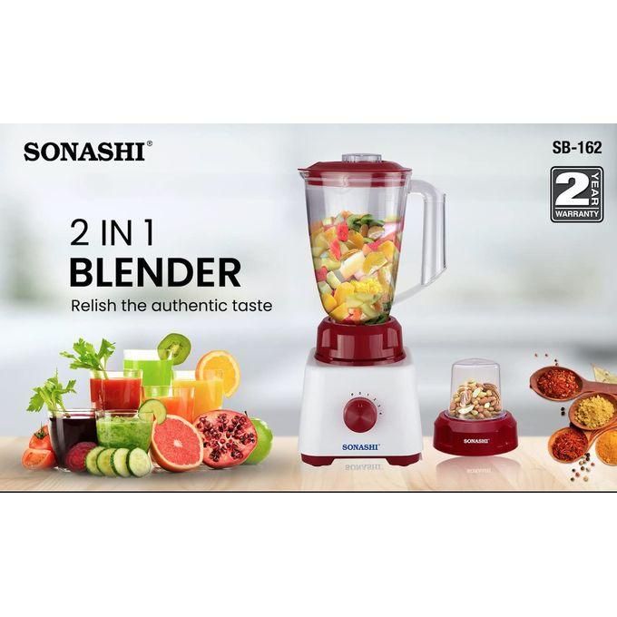  Sonashi Mélangeur multi-usages 2 en 1 ( Blender et mixeur) 350 W SB-162