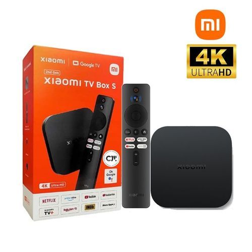  Xiao Mi Mi TV Box S, 2eme génération, version globale, 4K, processeur ultra-facades-core, Dolby HDR10