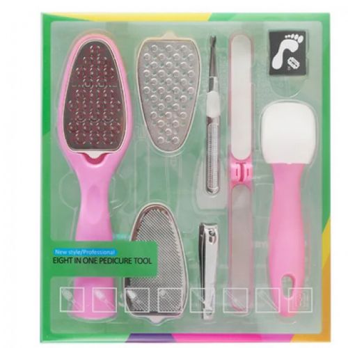  Kit professionnel d'outils de pédicure pour les pieds 8en1