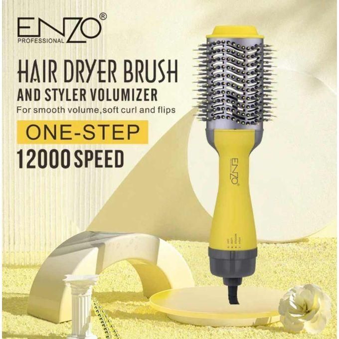  ENZO PROFESSIONAL Sèche-cheveux multifonctionnel, brosse chauffante EN-4129