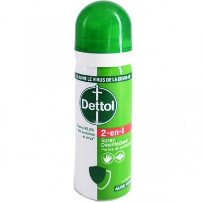  Dettol Spray désinfectant 2 en 1 mains et surface