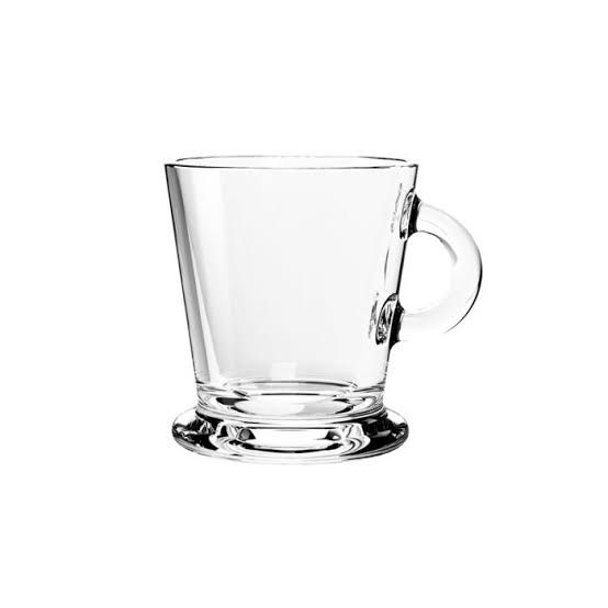  Générique 6 tasses à café espresso en verre transparent - 80 ml