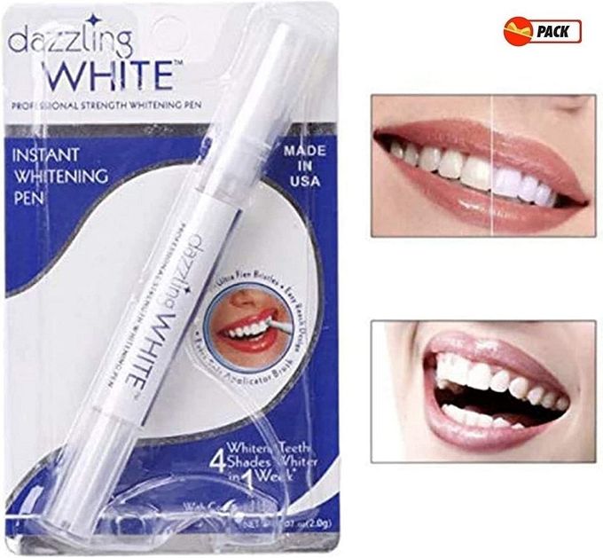  Dazzling White Lot de 2 Stylo de blanchiment des dents instantané