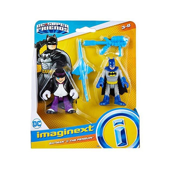  Mattel Imaginext Dc Super Friends Batman & The Penguin - Multicolore