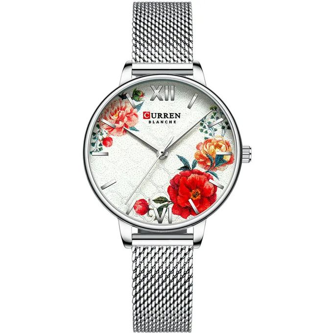  Curren Montre Femme - C9060L - Bracelet Acier Inoxydable - Argenté