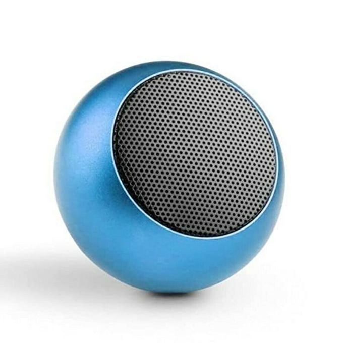  Mini Speaker Mini Haut-Parleur Bluetooth Sans Fil, Portable, Intelligent, Rechargeable - Bleu