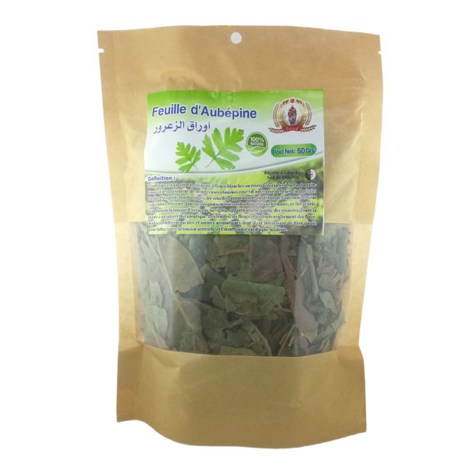  Plante Feuille d’Aubépine Sèche Local Sac 50Gr