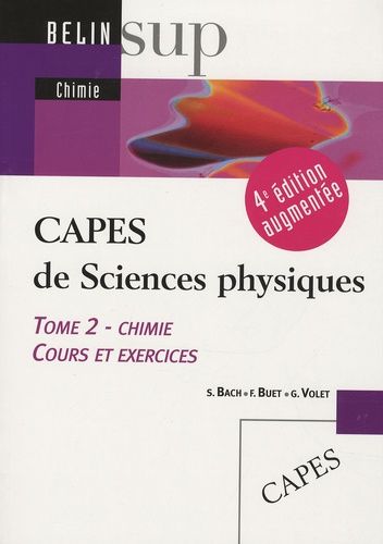  l'Etudiant Capes de sciences physiques, Vol. 2. Chimie : cours et exercices C9 ch.