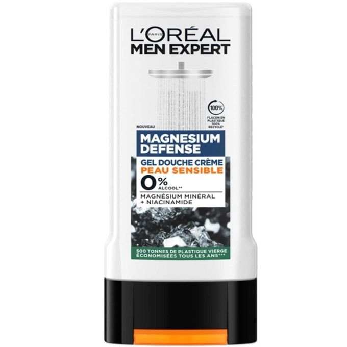  L'Oreal men expert douche magnesium sensitive bouteille 300ml