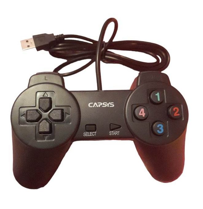 Manette De Jeu Usb Pour Pc DUAL SHOCK GAMEPAD Gs806 Capsys