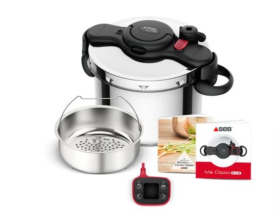  Seb Cocotte Minute - Clipso Now - 9L + MINUTEUR INTELLIGENT INDUCTION - P4904950